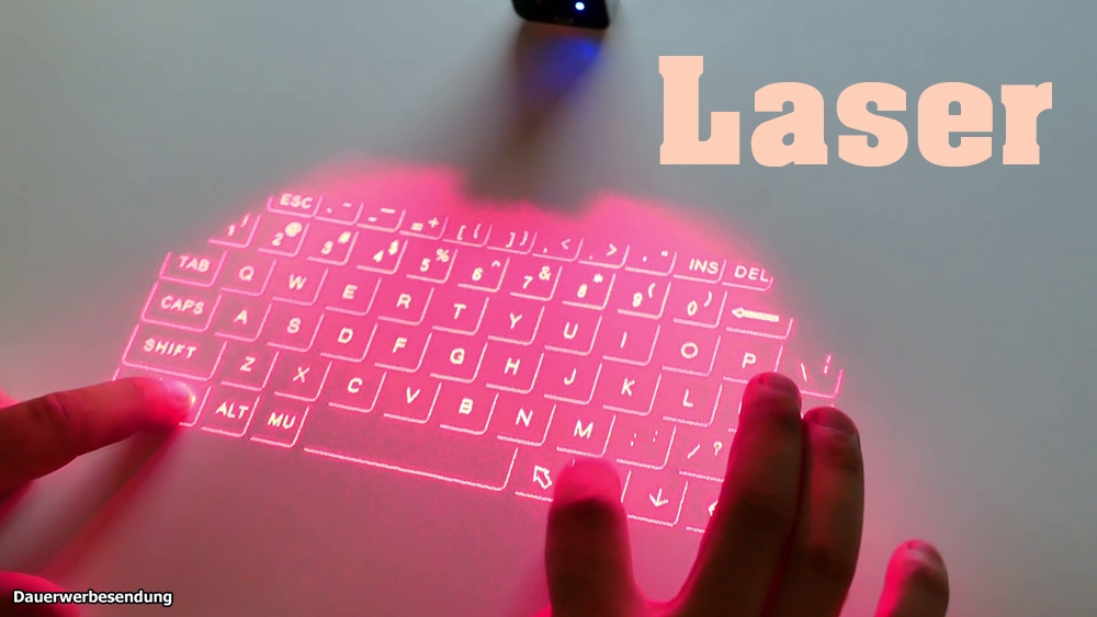 Was ist eine Infrarot Tastatur (Laser Projection Keyboard)?